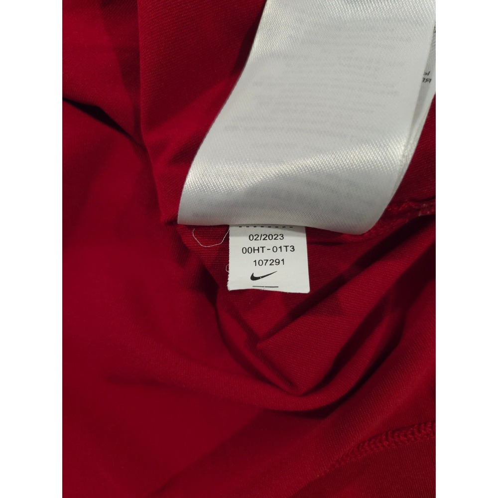 Nike Dri-FIT NFL Tampa Bay Buccaneers Red Orange Stripe Golf Polo Shirt Mens XL - Picture 8 of 10